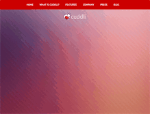 Tablet Screenshot of cuddli.com